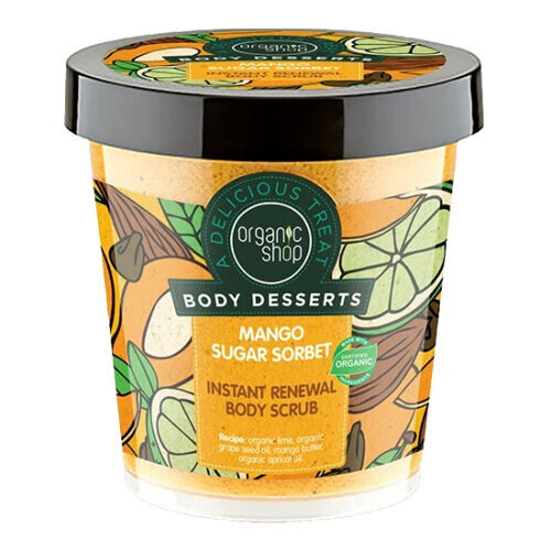 Body Desserts Mango Sugar Sorbet Instant Renewal Body Scrub