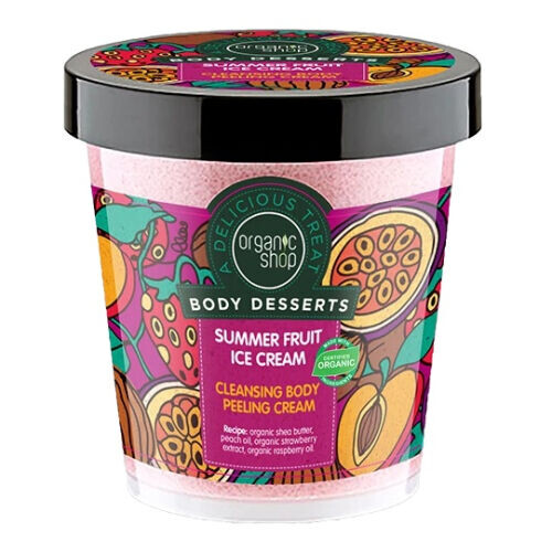 Body Desserts Summer Fruit Ice Cream Cleansing Body Peeling Cream