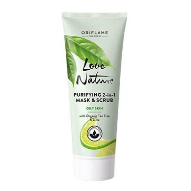 Love Nature Purifying 2In1 Mask & Scrub For Oily Skin