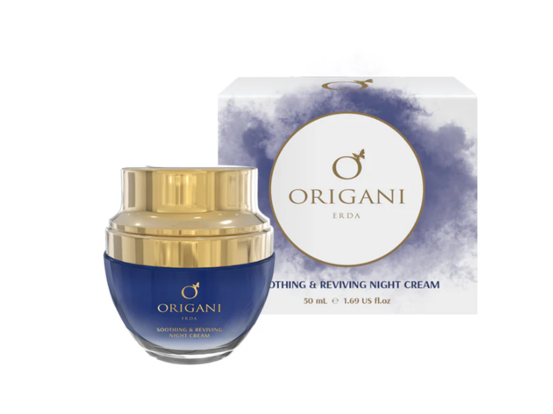 Origani Erda Soothing & Reviving Night Cream, 1.69 fl oz/50 mL