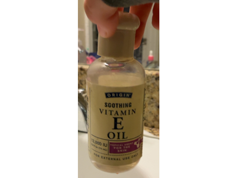 Origin Soothing Oil, Vitamin E, 74 mL