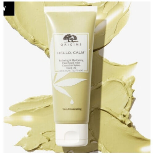 Hello, Calm Relaxing & Hydrating Face Mask With Cannabis Sativa Seed Oil