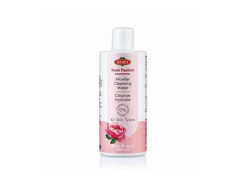 Otaci Rose Passion Micellar Cleansing Water, Cleanse Hydrate, 10.14 fl oz/ 300 mL