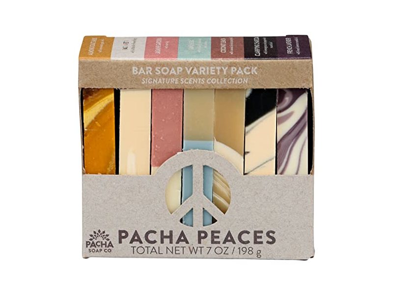 Pacha Peaces Bar Soap Variety Pack, 7 oz/198 g