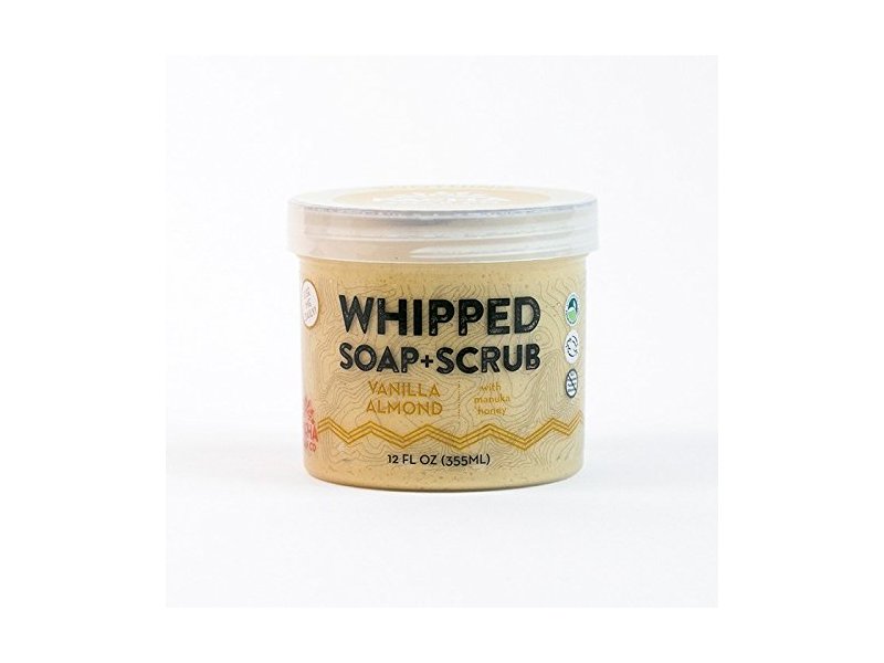 Pacha Soap Co. Whipped Soap + Scrub, Vanilla Almond