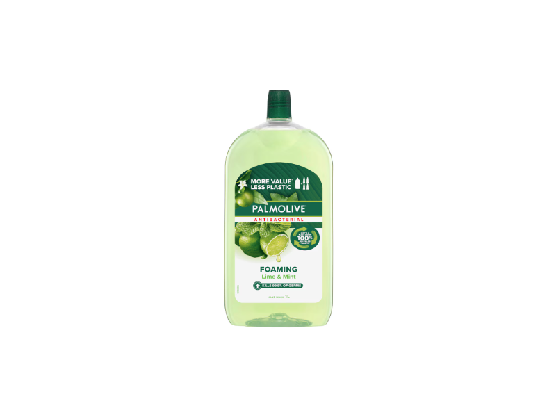 Palmolive Antibacterial Foaming Hand Wash, Lime & Mint, 1 L