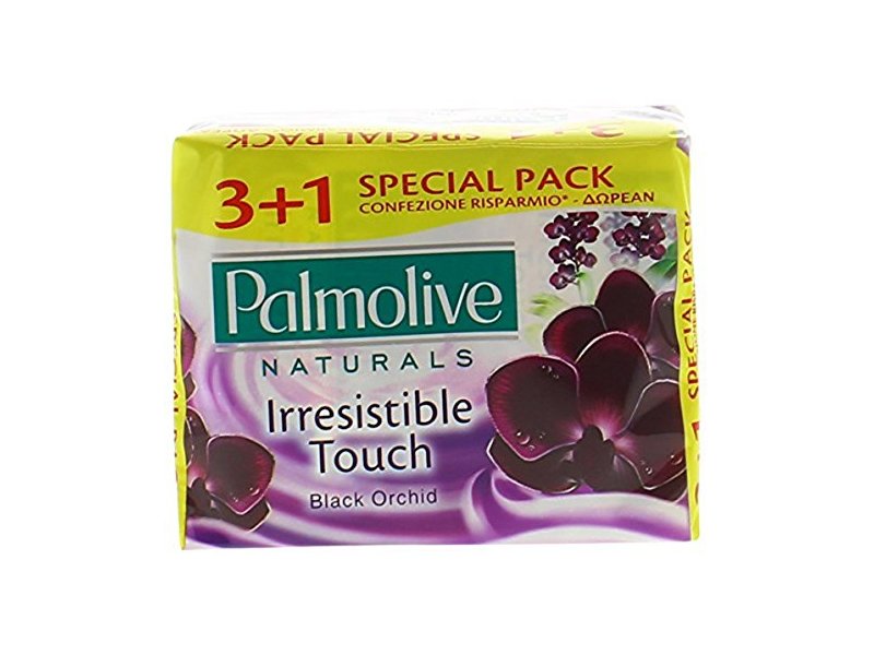 Palmolive "Irresistible Touch" Black Orchid Bar Soap 4pz x 90g
