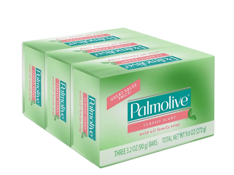 Palmolive Mild All Family Soap, Classic Scent, 3.2 oz (Pack of 3)