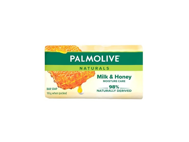 Palmolive Naturals Bar Soap, Milk & Honey, 90 g