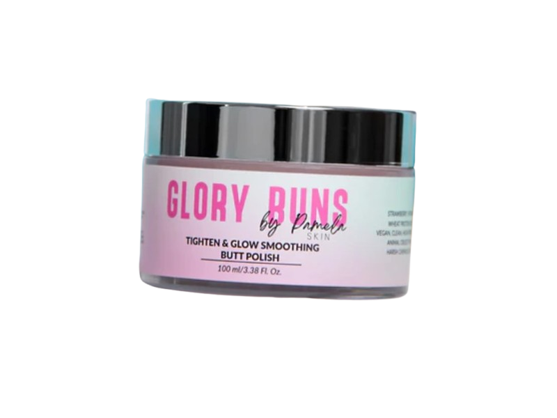 Pamel Glory Buns Tighten & Glow Smoothing Butt Polish, 3.38 fl oz/100 mL