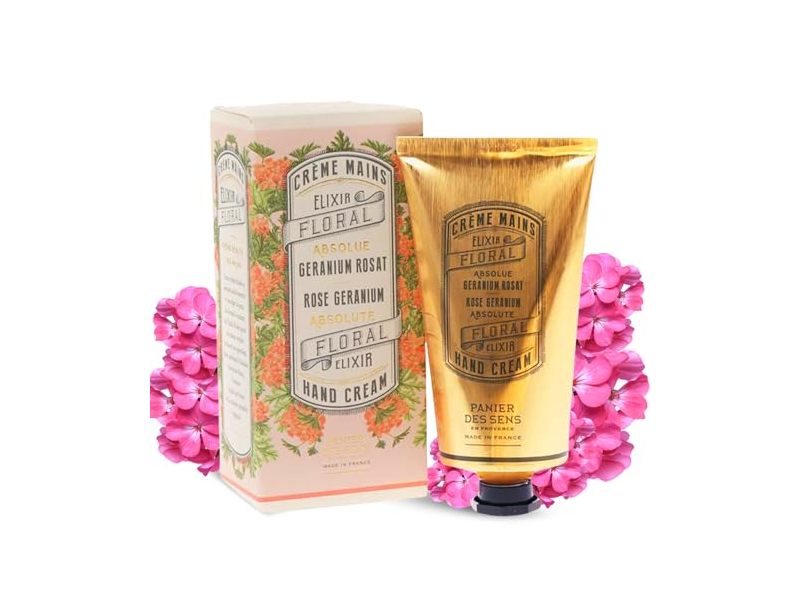 Panier Des Sens Hand Cream, Rose Geranium Absolute, 2.6 fl oz/75 mL