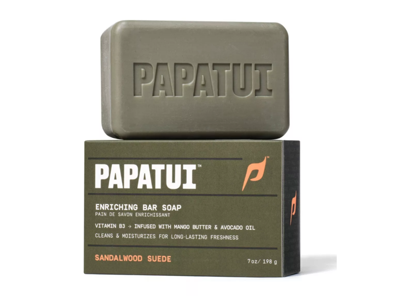 Papatui Enriching Bar Soap, Sandalwood Suede, 7 oz/198 g