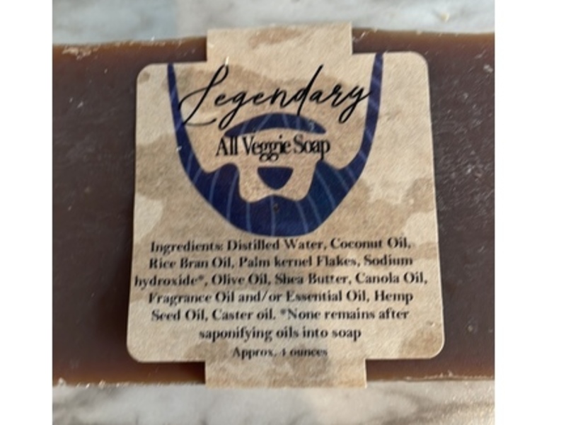 Patchouli Garden Legendary All Veggie Soap, 4 oz