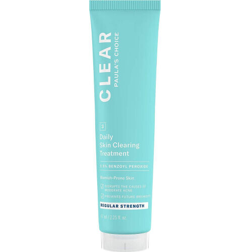 Clear Regular Strength Daily Skin Clearing Treatment With 2.5% Benzoyl Peroxide