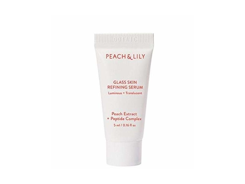Peach & Lily Glass Refining Serum, Peach Extract + Peptide Complex, 0.16 fl oz / 5 mL