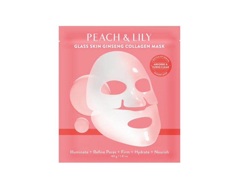 Peach & Lily Glass Skin Ginseng Collagen Mask, 1.41 oz/40 g
