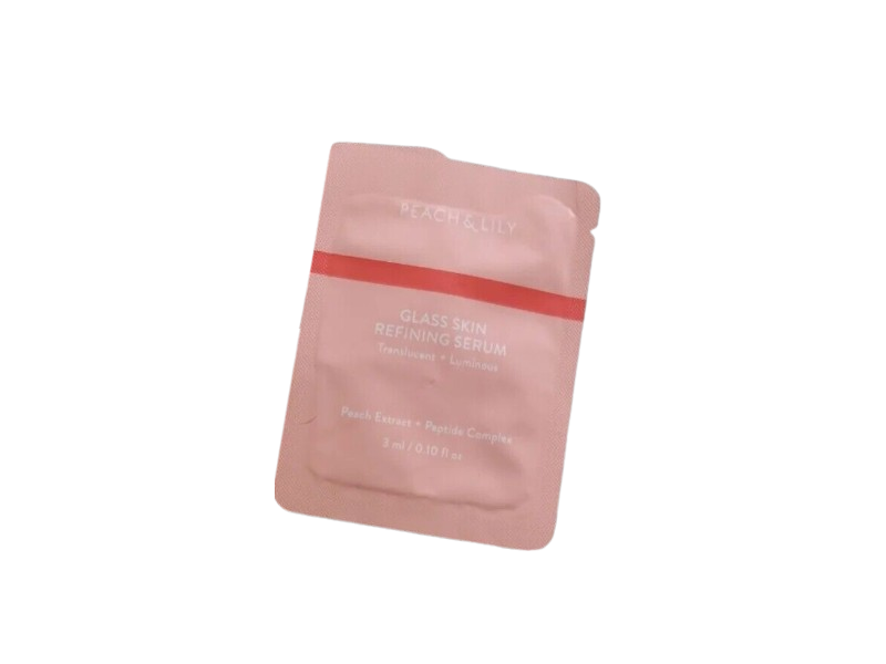 Peach & Lily Glass Skin Refining Serum, Peach Extract + Peptide Complex, 0.10 fl oz/3 mL