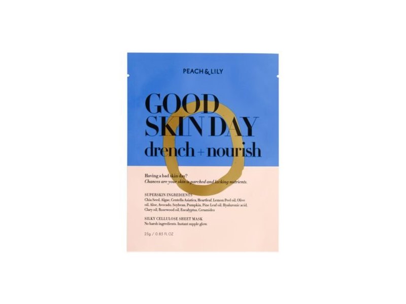 Peach & Lily Good Skin Day Drench + Nourish Sheet Mask, 0.85 fl oz