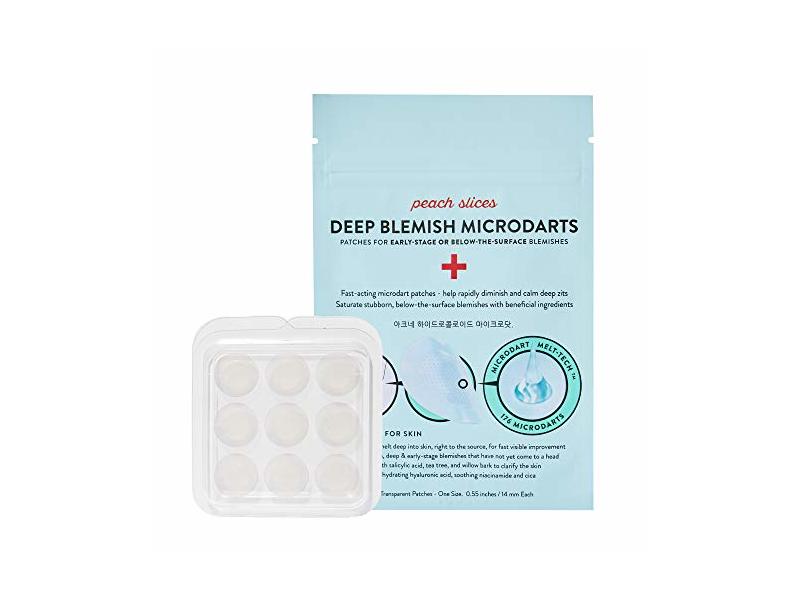 Peach & Lily Peach Slices Deep Blemish Microdarts, 9 Count