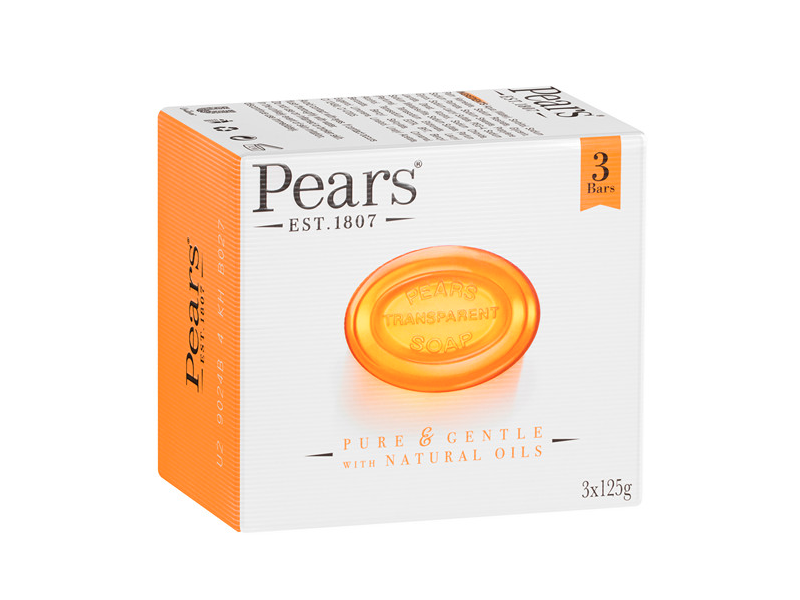 Pears Soap, Pure & Gentle, 3 Bars