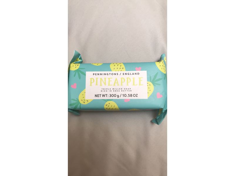 Penningtons England Pineapple Triple Milled Soap, 10.58 oz