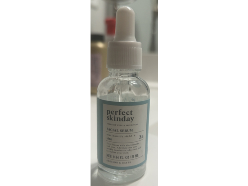 Perfect Skinday Facial Serum, Niacinamide Vit. B3 + Zinc, 0.84 fl oz/25 mL