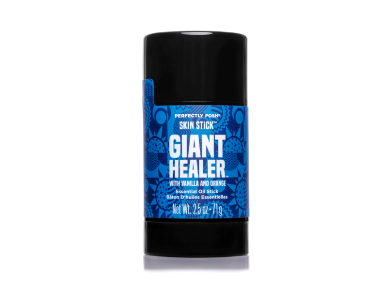 Perfectly Posh Giant Healer Essential Oil Stick, Vanilla And Orange, 2.5 oz/71 g