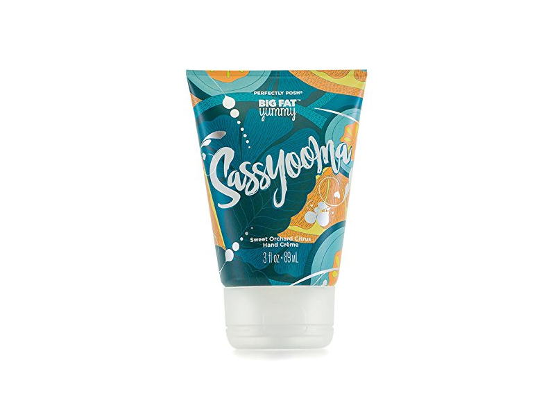 Perfectly Posh Sassyooma Big Fat Yummy Hand Creme, Sweet Orchard Citrus, 3 fl oz/89 mL