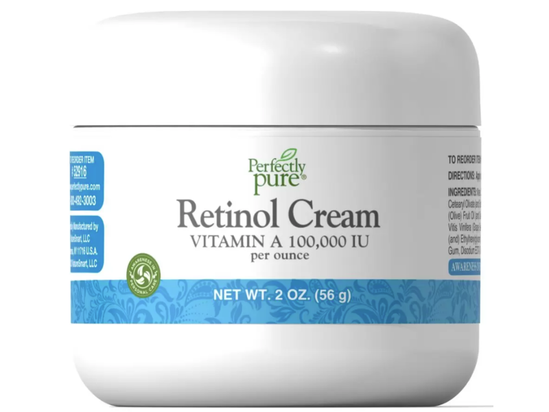 Perfectly Pure Retinol Cream, Vitamin A, 2 oz / 56 g