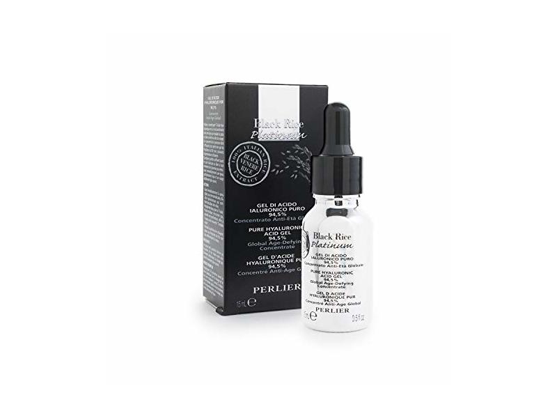 Perlier Black Rice Platinum 94.5 % Pure Hyaluronic Acid, 0.5 fl. oz.