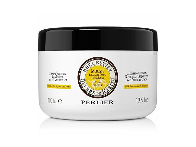 Perlier Shea Butter Body Mousse With Lemon Extract, 13.5 fl oz