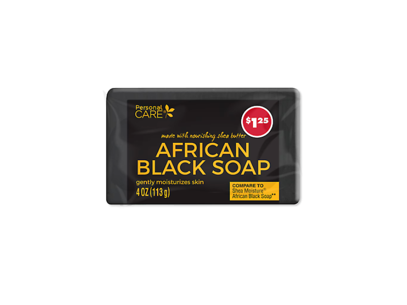 Personal Care African Black Soap, Nourishing Shea Butter, 4 oz/113 g, Pack Of 3