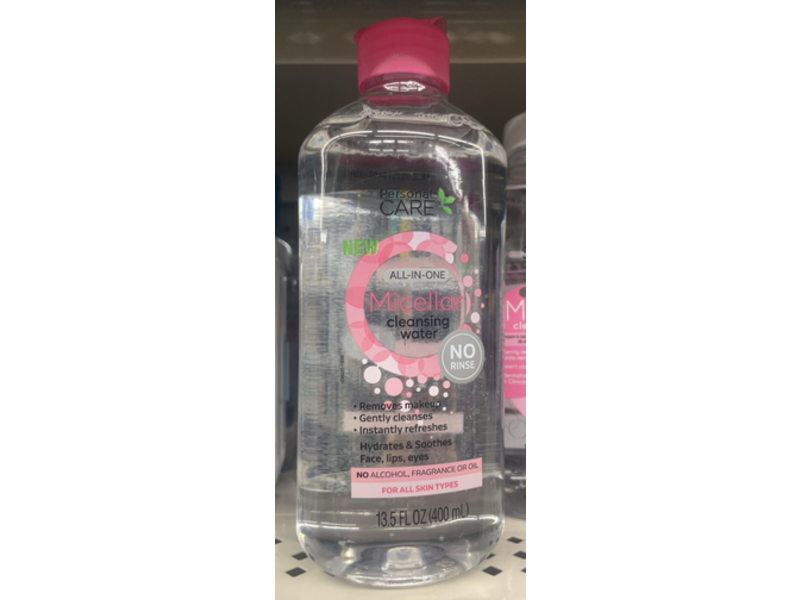 Personal Care All-In-One Micellar Cleansing Water, 13.5 fl oz/400 mL