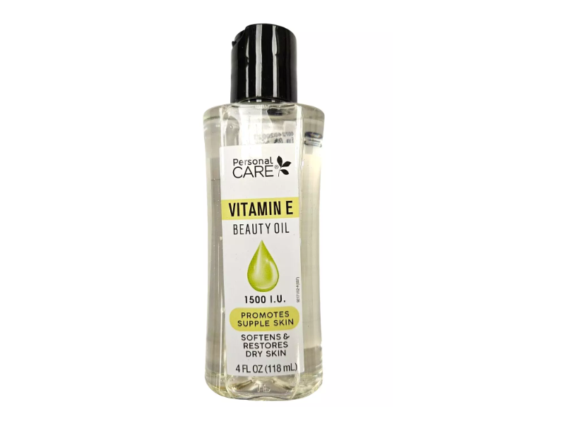 Personal Care Beauty Oil, Vitamin E, 4 fl oz/118 mL