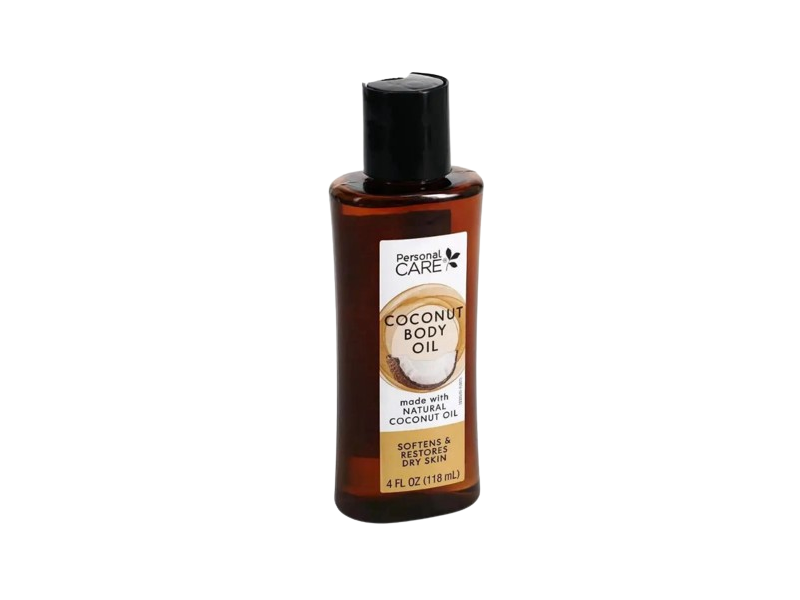 Personal Care Body Oil, Natural Coconut Oil, 4 fl oz/118 mL