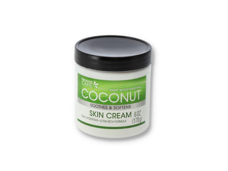 Personal Care Deep Moisturizing Skin Cream, Coconut, 6 oz/170 g