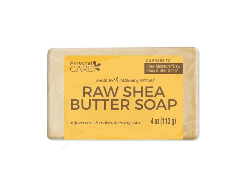 Personal Care Raw Shea Butter Soap, Rosemary Extract, 4 oz/113 g