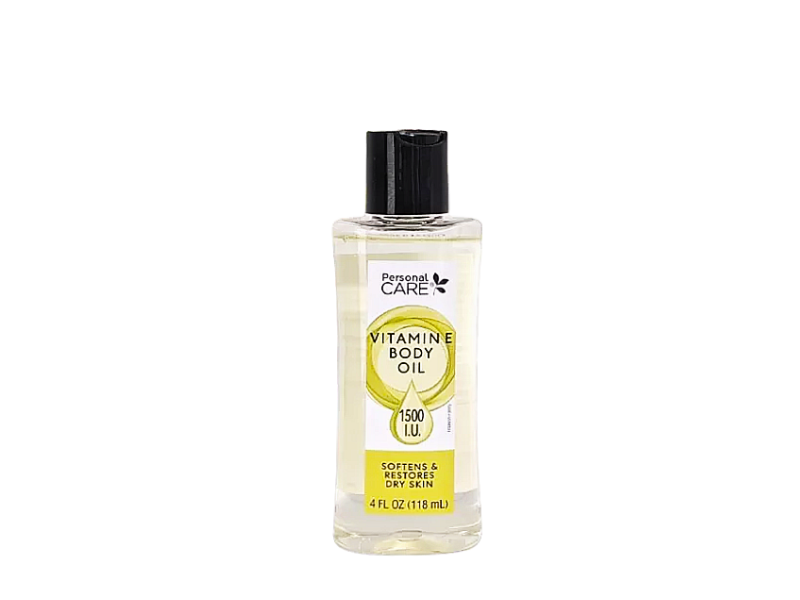 Personal Care Softens & Restores Body Oil, Vitamin E, 4 fl oz/118 mL