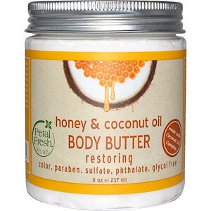 Pure, Body Butter, Restoring, Honey & Coconut Oil