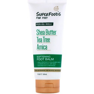 Pure, Superfoods For Feet, Healing Heels Softening Foot Balm, Shea Butter, Tea Tree & Arnica