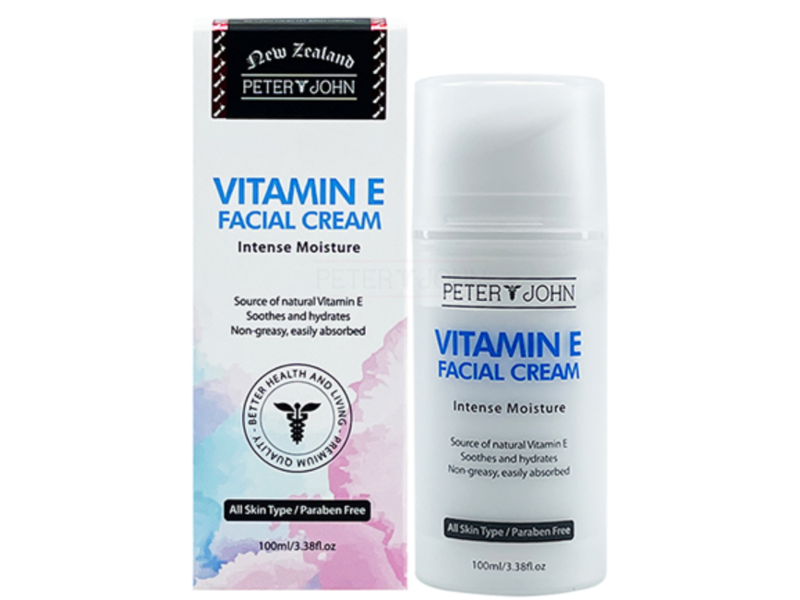 Peter & John Intense Moisture Facial Cream, Vitamin E, 3.38 fl oz/100 mL