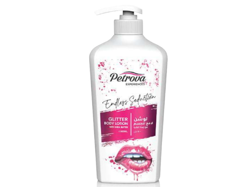 Petrova Glitter Body Lotion, Endless Seduction, 500 mL