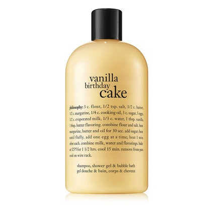 Vanilla Birthday Cake Shampoo, Shower Gel & Bubble Bath