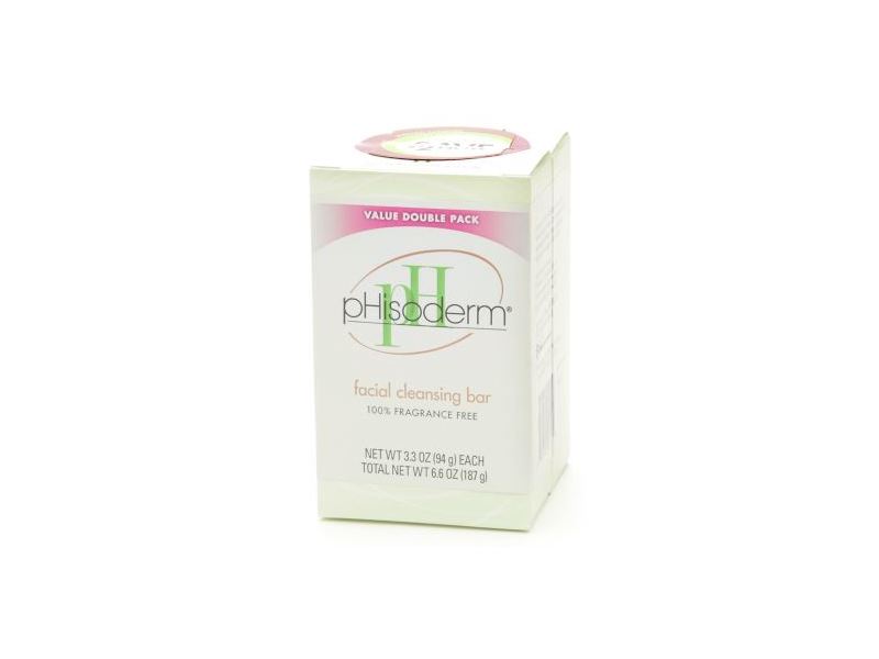 Phisoderm Fragrance Free Facial Cleansing Bar, 3.3 oz