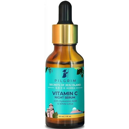 Vitamin C Night Serum (oil-based) With Hyaluronic Acid & White Lotus