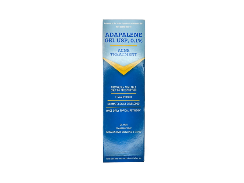Pl Developments Adapalene Gel 0.1% Acne Treatment, 0.5 oz/15 g
