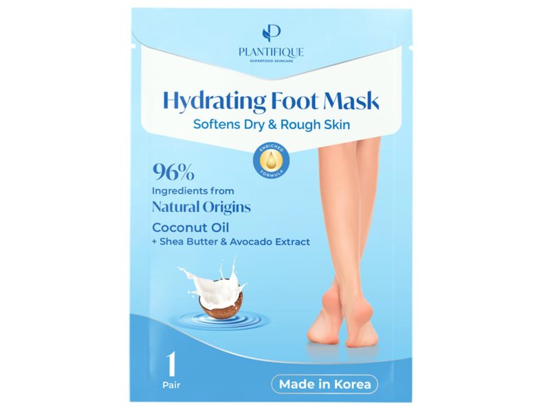 Plantifique Hydrating Foot Mask, 1 Pair