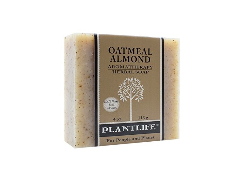 Plantlife Aromatherapy Herbal Soap, Oatmeal Almond, 4 oz/113 g