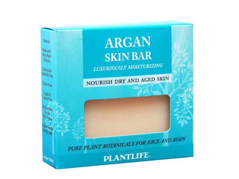 Plantlife Luxuriously Moisturizing Argan Bar Soap, 4 oz/127 g