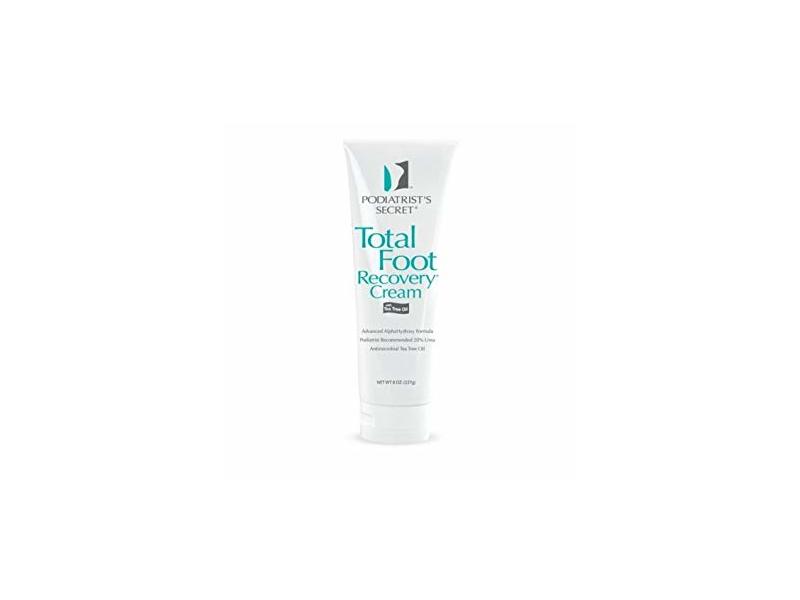 Podiatrist's Secret Total Foot Recovery Cream, Tea Tree Oil, 8 oz